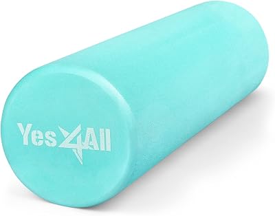 Yes4All Premium EVA Foam Roller 12 18 24 36 Inch High Density Firm