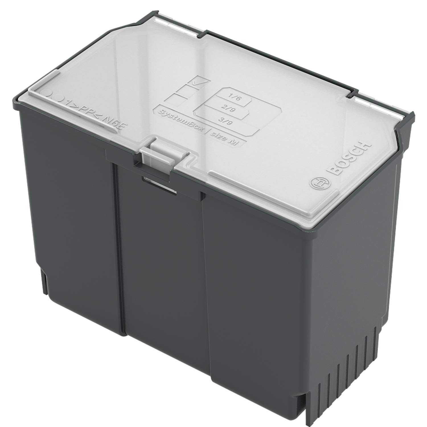 Bosch Accessory Box (AC for Bosch Tool Box SystemBox |Size M, Accessory Box Small (1/6) for Systembox Size M, for Storing Bosch Power Tools)
