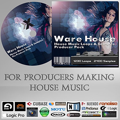 Warehouse - House Music Loop pack - (WAV Format) - Works with Ableton Live, Cubase, FL Studio, Apple Logic. Pro Tools, Studio One, Nuendo, Bitwig etc..