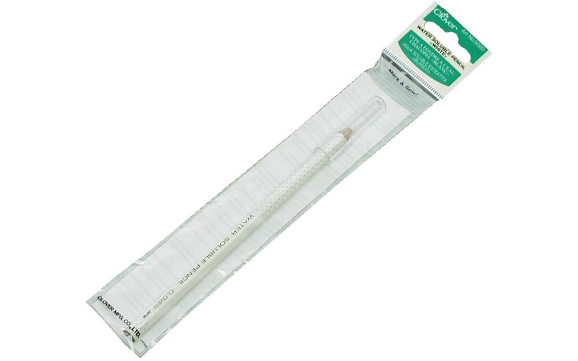 Clover Water Soluble Pencil: White, 1