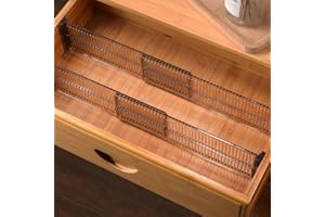 2pcs/4pcs,1/2 Sets Adjustable Drawer Dividers for Storage Organization, Durable And Designed for Wardrobes And Closets Withou