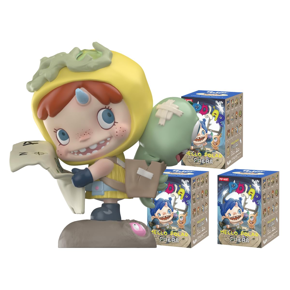 POP MART POLAR - HELLO POLAR Season 1 Series Figures 3Boxes Figure Premium Design Gifts for Women Fan-Favorite Collectible Chic Art Toy Figure