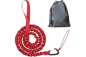 Bicycle Towing Rope With Attachment - Bungee Trailer Pulling Strap for Mountain Bikes, Child Bike Stretch Cord for Any Bicycl