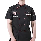 Personalized Customized Chef Jacket Hotel Kitchen Restaurant Chef Coat