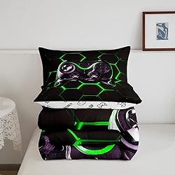 Feelyou Boys Teens Gaming Comforter Set Kids Video