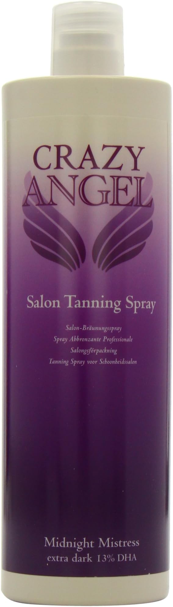 Crazy Angel Midnight Mistress Extra Dark 13% DHA Salon Tanning Spray 1000ml