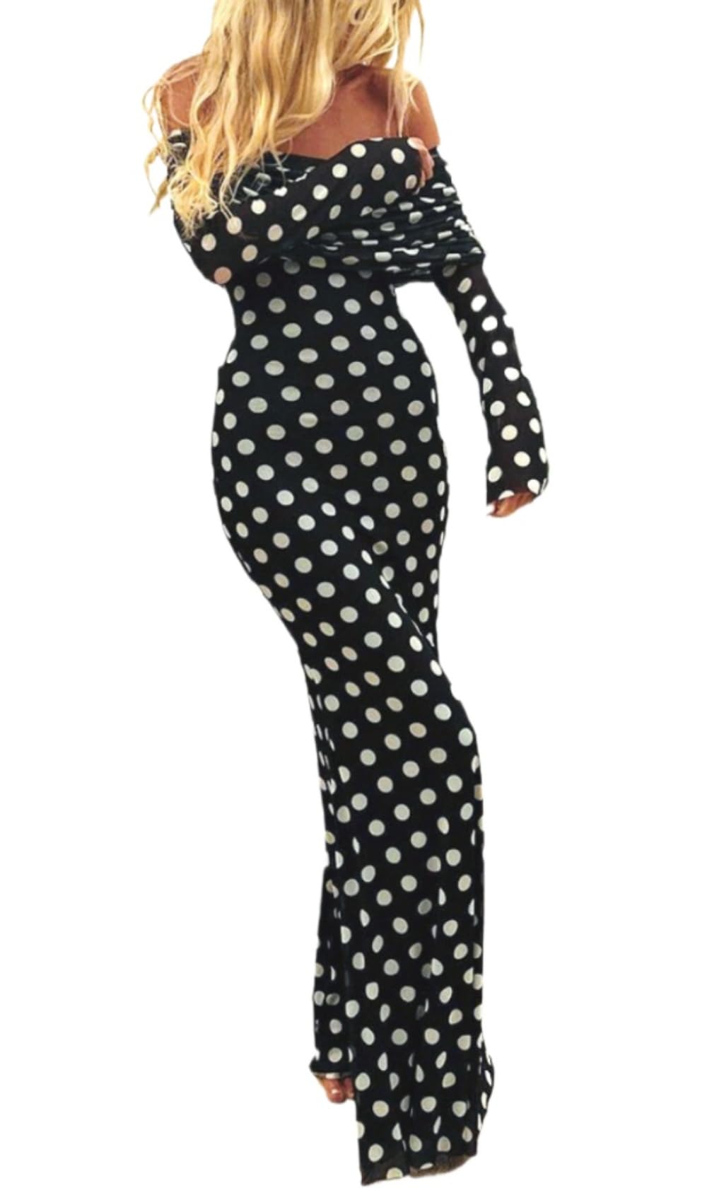 polka dot maxi dress amazon