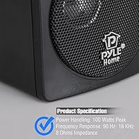 pyle bookshelf speakers