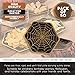 BLUE PANDA Halloween Party Paper Plates - Spider Web Design - Disposable Spiderweb Paper Plates (9 x 8 In, 50 Pack)