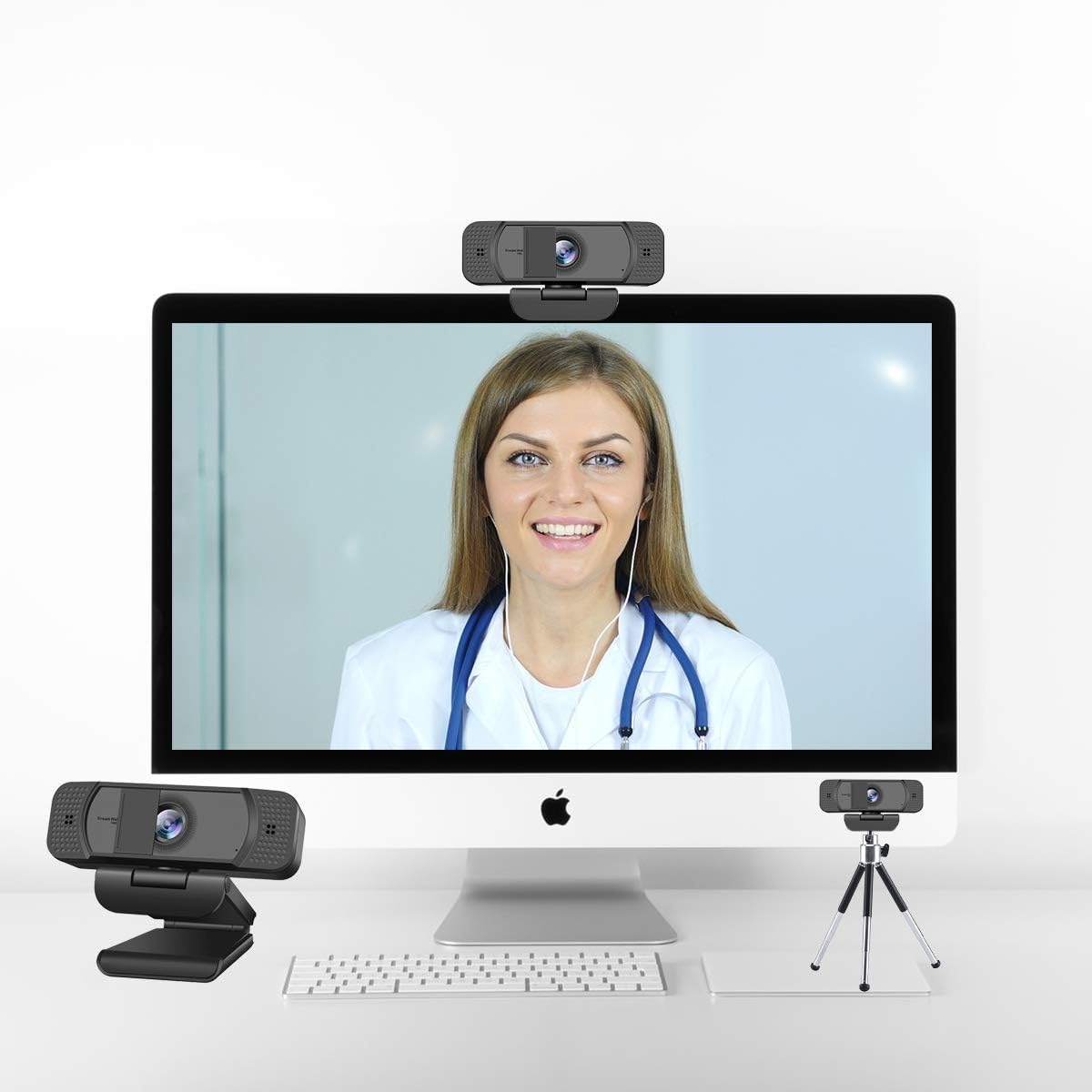 Lightweight Tripod, Mini Flexible Tripod Stand for Webcam, Camera Tripod for Desktop Tabletop : Camera & Photo