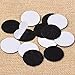 Outus Black Adhesive Felt Circles for DIY and Sewing Handcraft, 1 Inch and 1.5 Inch, 100 Pieces