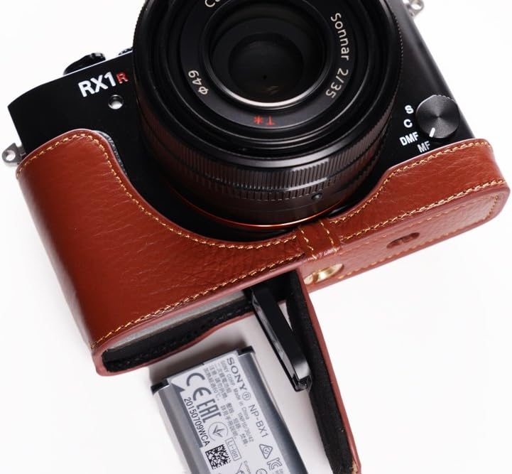 NOT FIT RX1R BolinUS Handmade Genuine real Leather Half Camera Case bag