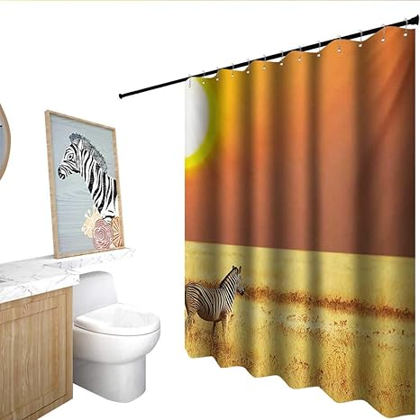 Amazon Homecoco サファリファブリックシャワーカーテン 芝生の上のシマウマ アフリカンマンマル文化 アイコン トロピカルランド フォトシャワーストールカーテン イエローオレンジブラック シャワーカーテン ホーム キッチン オンライン通販 Amazon Homecoco サファリファブリックシャワーカーテン 芝生の上のシマウマ アフリカンマンマル文化 アイコン トロピカルランド フォトシャワーストールカーテン イエローオレンジブラック シャワーカーテン ホーム キッチン オンライン通販