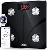 RENPHO Scale 500lbs Capacity Ultra Wide 12x12 Platform Body Fat Bluetooth