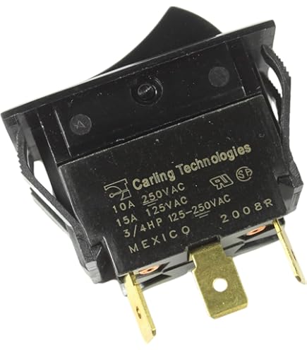 Amazon.com: Carling Lighted Rocker Switch, RED Jewel, SPST