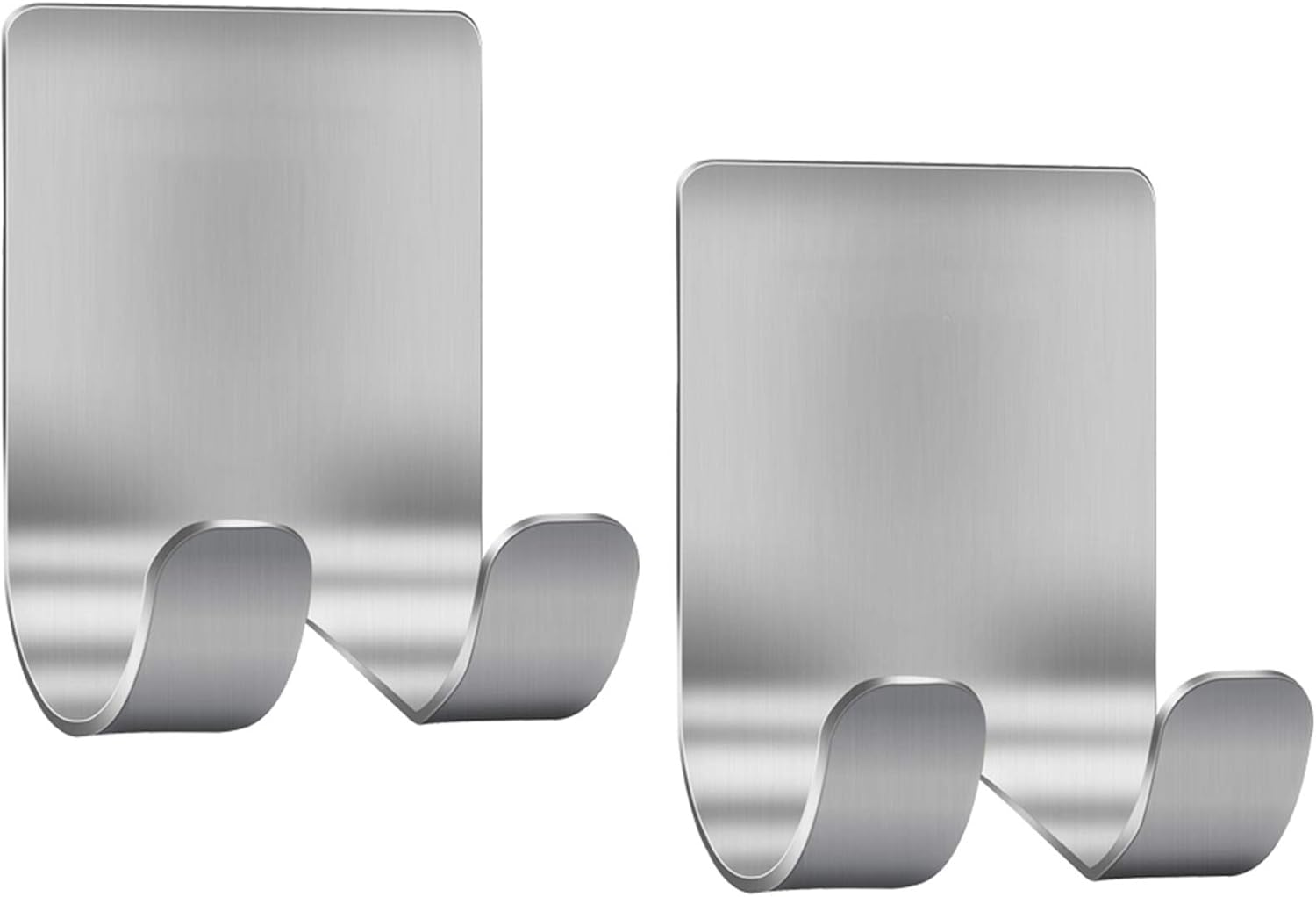 Razor Holder Shaver Hook Hanger Stand(2 Pack) Self Adhesive Stainless Steel Heavy Duty Utility Storage Hook,Shower Hook for Razor,Bathroom Kitchen Organizer for Plug Robe Towel Loofah Bathrobe Coat: Home & Kitchen