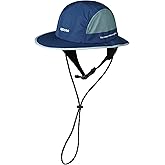 Croogo Surf Bucket Hat Summer UV Protection Safari Cap with Neck Flap Waterproof Fishing Hat with Adjustable Chin Strap