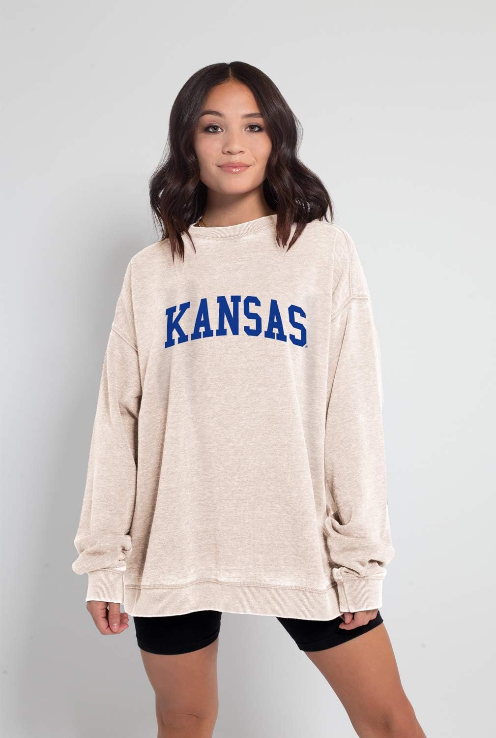 kansas jayhawks crewneck sweatshirt