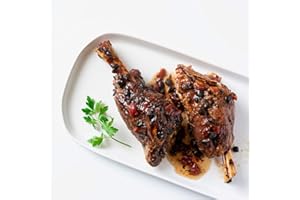 CS CUISINE SOLUTIONS SOUS VIDE Cuisine Solutions - Fully Cooked Sous Vide - Lamb Shank with Portobello & Red Wine Sauce (Two - 10 Ounce Shanks) (2 Servings) - Gourmet Meal Starter