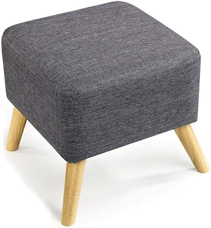 DSENIW Tocador Reposapiés Sofá Taburete, Sala de Estar de Madera Maciza