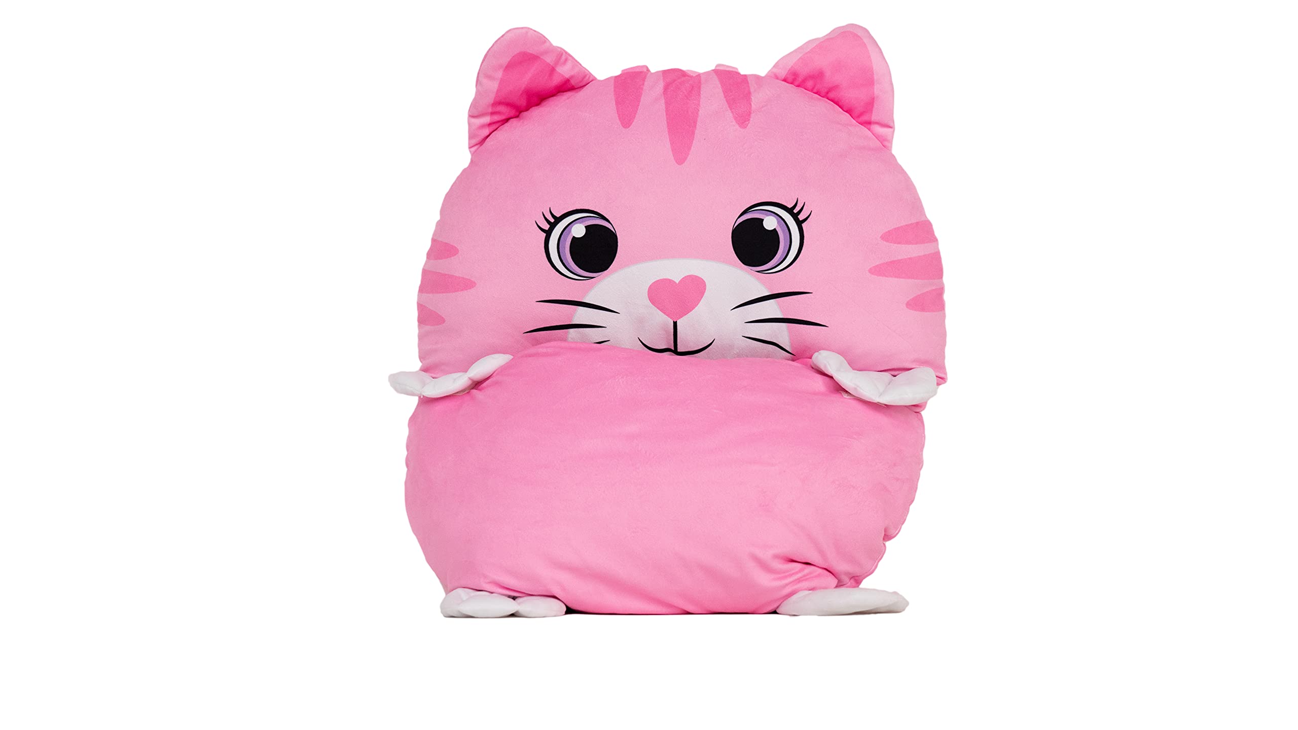 Kid's Nap Buddies Character Preschool Nap Mat, Toddler Sleeping Bag with Pillow for Daycare, Ages 3+