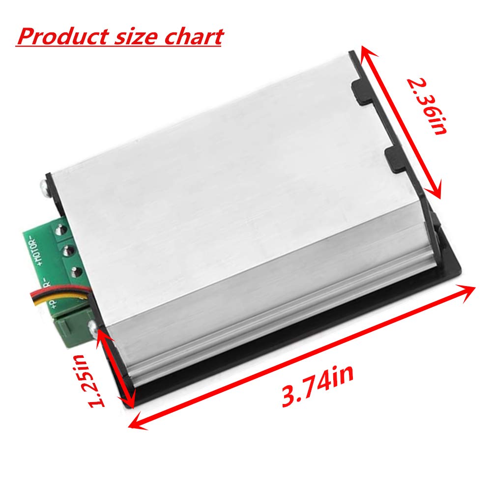 DC 660V 12V 24V 36V 48V 30A PWM DC Motordrehzahlregler mit MomentanStart/Stop