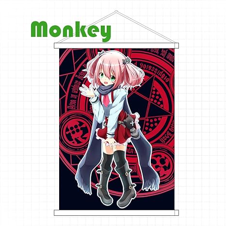 Amazon Monkey タペストリー 中二病でも恋がしたい 七宮 智音 しちみや さとね Shichimiya Satone掛ける絵 巻物 同人 部屋飾り壁 おしゃれ 可愛い アニメ好き 萌え 90cmx142cm アニメ 萌えグッズ 通販