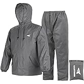 KastKing AquaLite Waterproof Rain Suit for Men and Women, Loose Fit, Lightweight, Durable Outdoor Gear for Fishing, Hiking