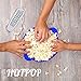 The Original Hotpop Microwave Popcorn Popper, Silicone Popcorn Maker, Collapsible Bowl BPA-Free and Dishwasher Safe- 20 Colors Available (Blue)
