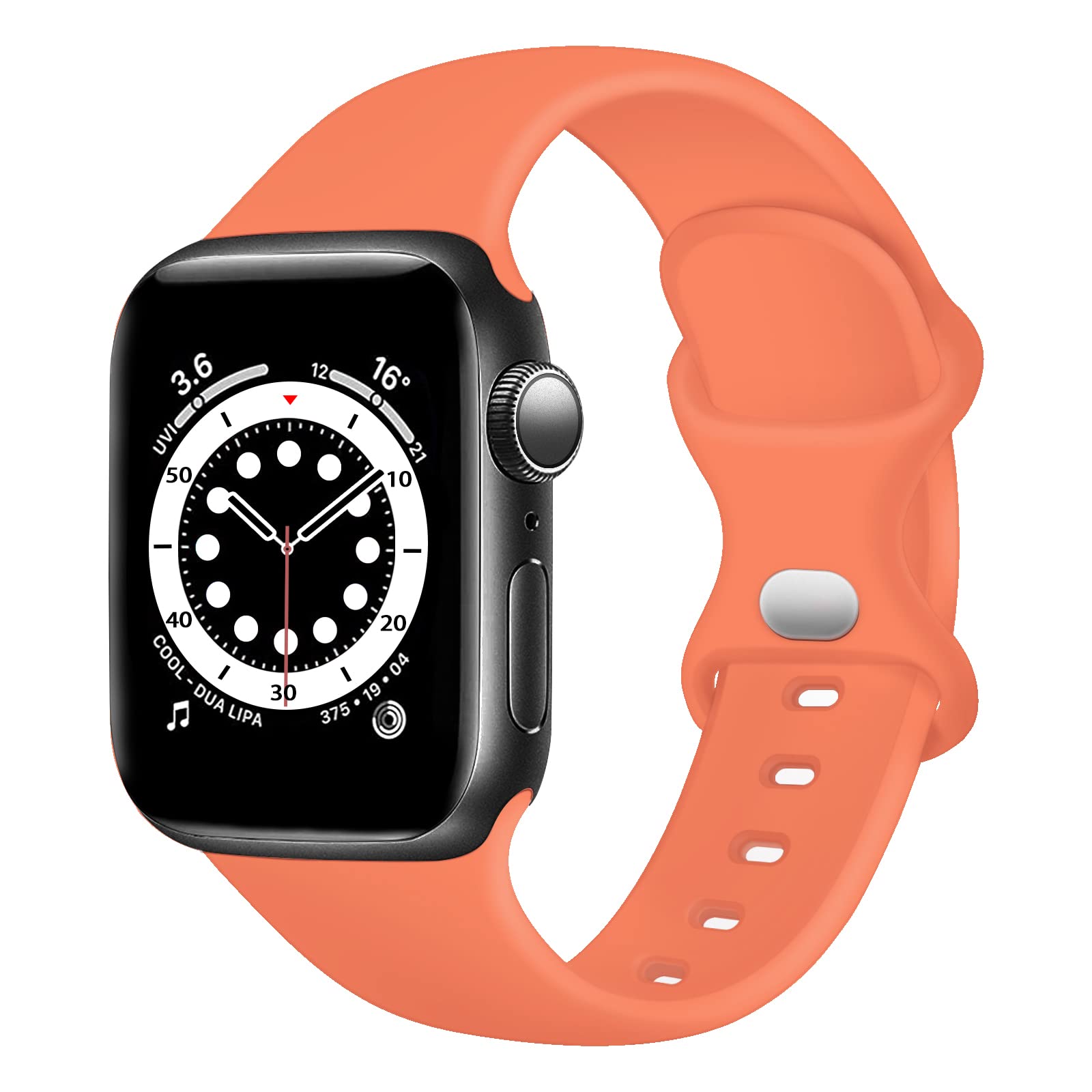 TopPerfekt Silicone Strap Compatible with Apple Watch Strap 38mm 40mm 41mm, Series 10/11 42mm, Silicone Replacement Watch Band Straps for iWatch Series 11 10 9 8 7 6 5 4 3 2 1 SE