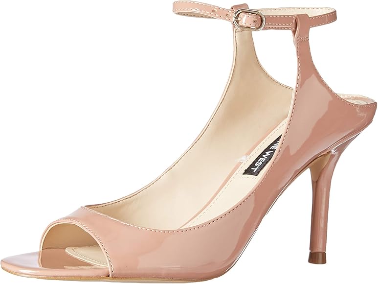 nine west light pink pumps