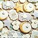 Set of 10 JeVenis Twinkle Twinkle Little Star Cake Decoration Stars Mold Cloud Mold Moon Mold for 1st Birthday Cake Decoration First birthday Cake Topper