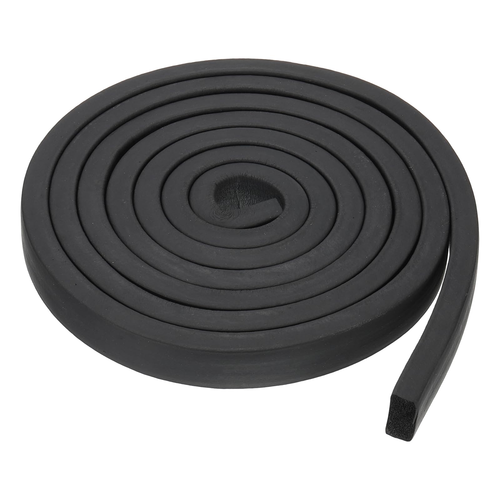 PATIKIL 9.8Ft Foam Rubber Strips, 25mm Wide 15mm Thick EPDM Rubber Soundproof Foam Seal Strip Sealing Foam Tape for DIY Gasket Sealing Door Window Insulation, Black