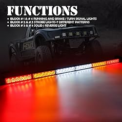 Xprite 36" Rear LED Chase Light Bars, All in One