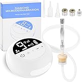 TopDirect Mini Microdermabrasion Machine, Portable Diamond Dermabrasion Device with Adjustable Suction, for Blackhead Removal, Exfoliation, Glowing & Smooth Skin Care at Home