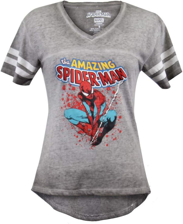 CITY DISNEY Juniors/Teenagers Marvel Graphic Print Short Sleeve T-Shirt - Various Styles