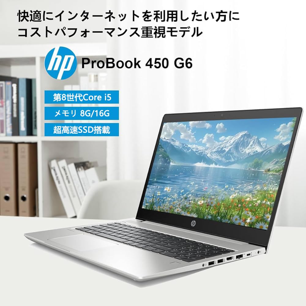 HP ProBook 450 G6 Intel Core i5 8th Generation 8GB RAM 256GB SSD 15.6 Inch Display