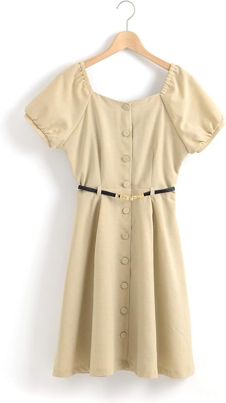 Amazon Co Jp マジェスティックレゴン Majestic Legon バックリボンベルト付ワンピ S イエロー 服 ファッション小物