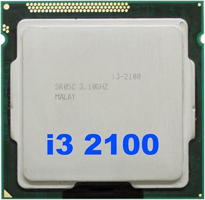 Tsadeer Core i3-2100 LGA1155 Desktop CPU Processor 3MB L3 Cache Dual Core