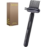 Jurrissa Hair Brush Comb Cleaning Tool Comb,2-in-1 Hair Brush Cleaner Tool, Portable Remover Rake for Removing Hair Dust, Home and Salon Use (Black)