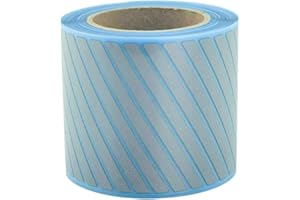 NOZUONO High Visibility Silver Reflective Heat Transfer Vinyl Elastic Iron On Stickers for Clothing Bags T-Shirt Striped 2inc