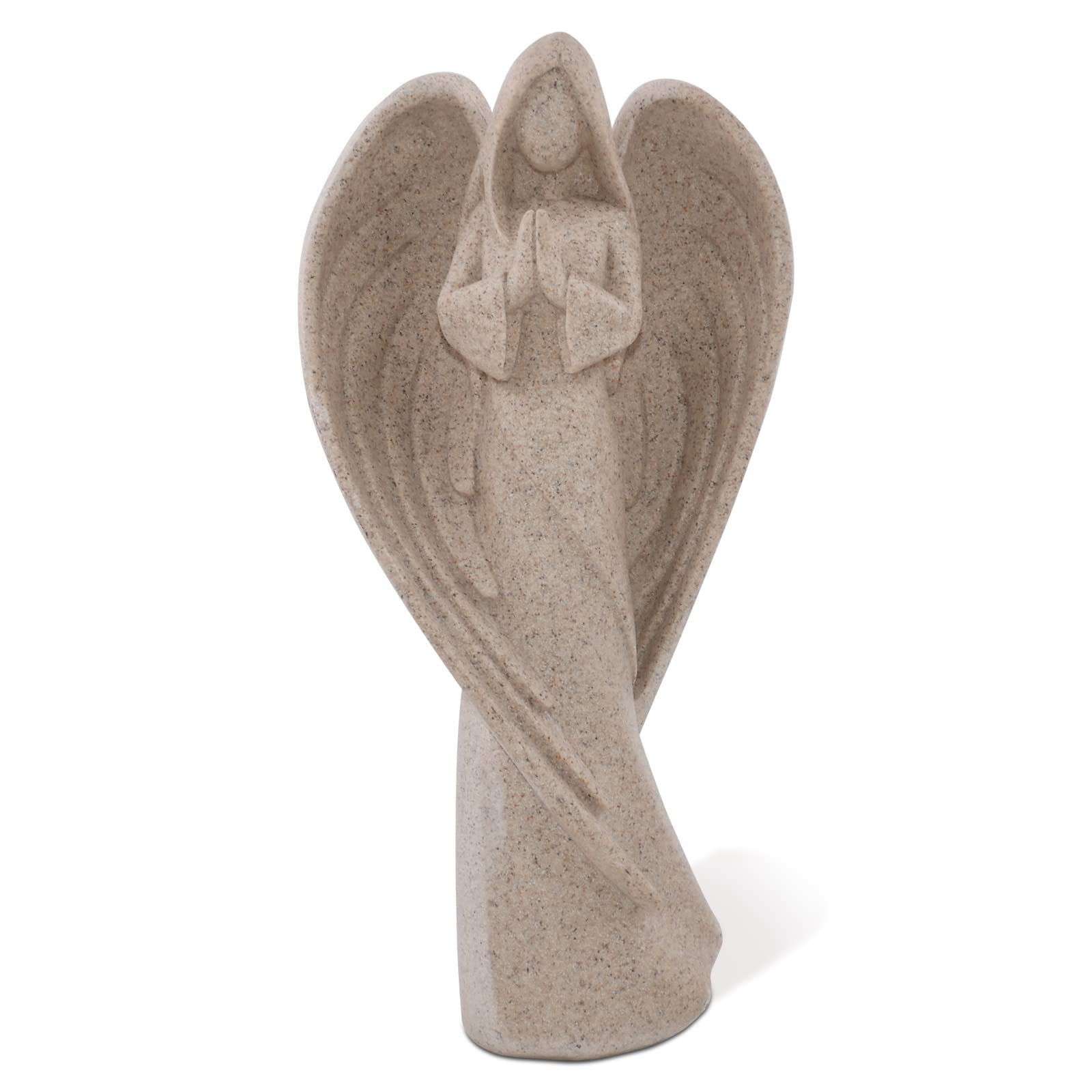 SIMON'S SHOP Praying Angel Statues, 9'' Prayer Angel Figurines, Garden Angels Sculptures for Family Friends, Indoor Table Shelf Mantel Decorations