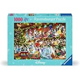 Ravensburger - Disney Christmas - 1000 Piece Jigsaw Puzzle - Dazzling Snow Globes with Cinderella, Snow White, Mickey Mouse, and More - Premium Quality - Ages 12+