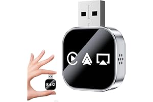 Wireless CarPlay Adapter,2026 Upgrade 3 in 1 Screen Mirror iOS Phone Wired to Wireless Carplay Adapter, for Seamless Navigati