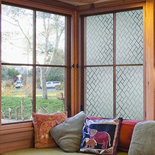 Coavas Decorative Window Film Non Adhesive Static Cling ...