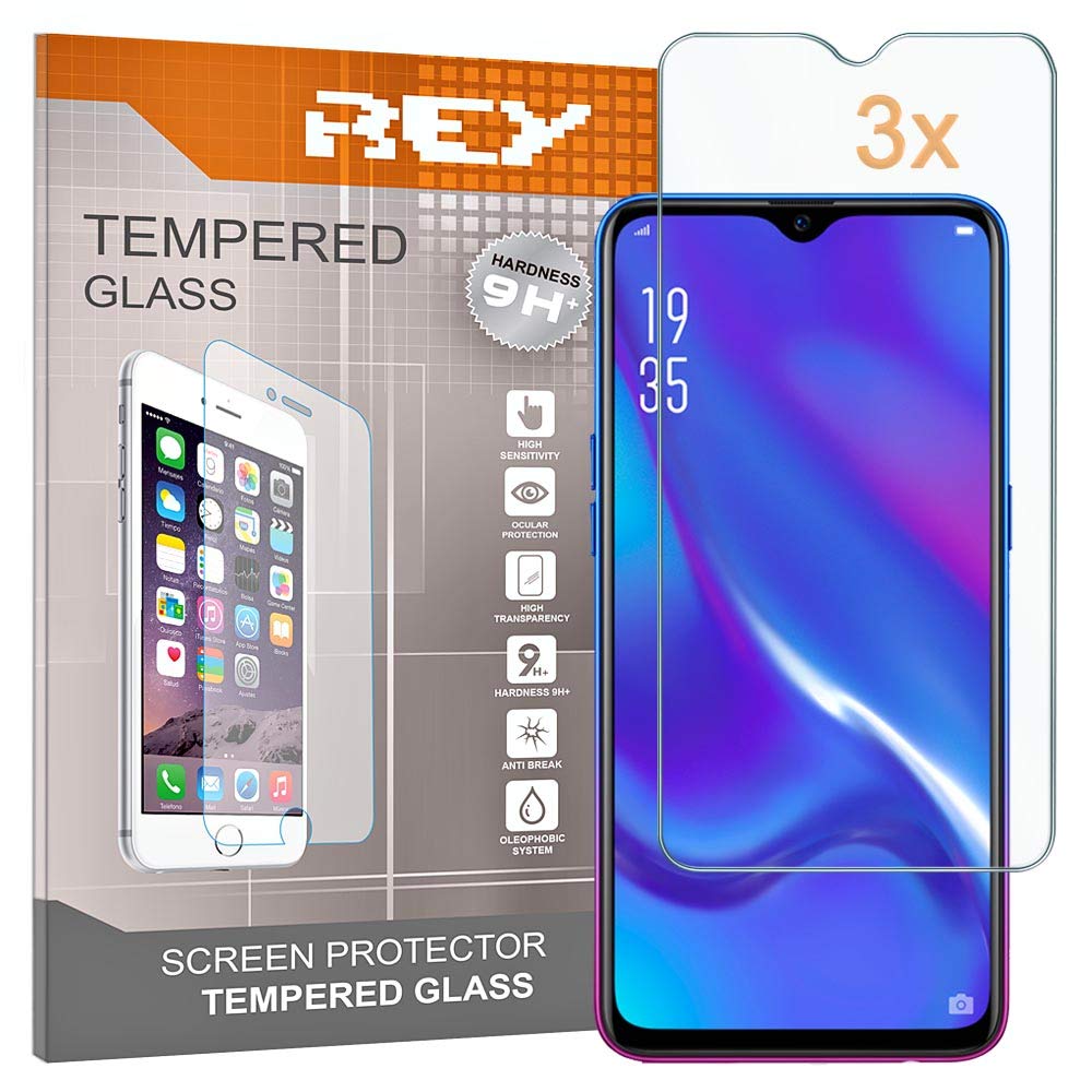 Screen Protector for OPPO RX17 NEO - OPPO RX17 PRO, Tempered Glass Film, Premium quality, [Pack 3x]