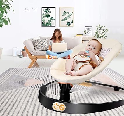 Qmj Transat Balancelle Balancelle Bebe Multifonctions Balancelle Bebe Transat Electrique Portant kg Pare Soleil Amovible Moustiquaire Gold Amazon Fr Cuisine Maison