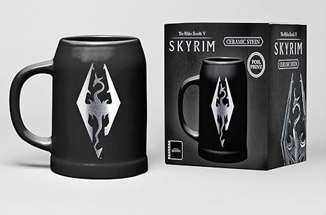 Amazon De The Elder Scrolls V Skyrim Dragon Symbol Unisex Bierkrug Multicolor