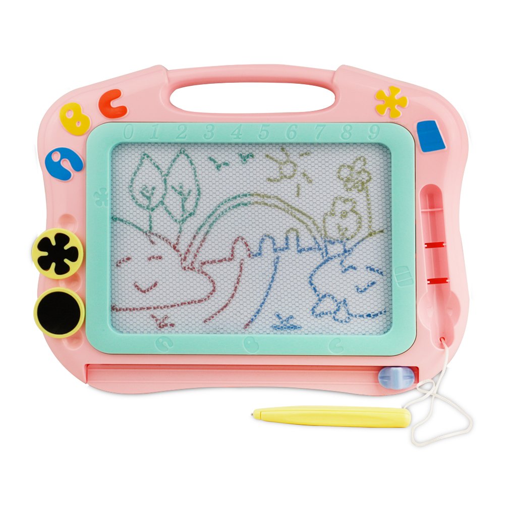 Fajiabao Magnetic Drawing Board-Small Kids Drawing Doodle Board for Toddler Kids Birthday Gift for Writing Painting and Learning