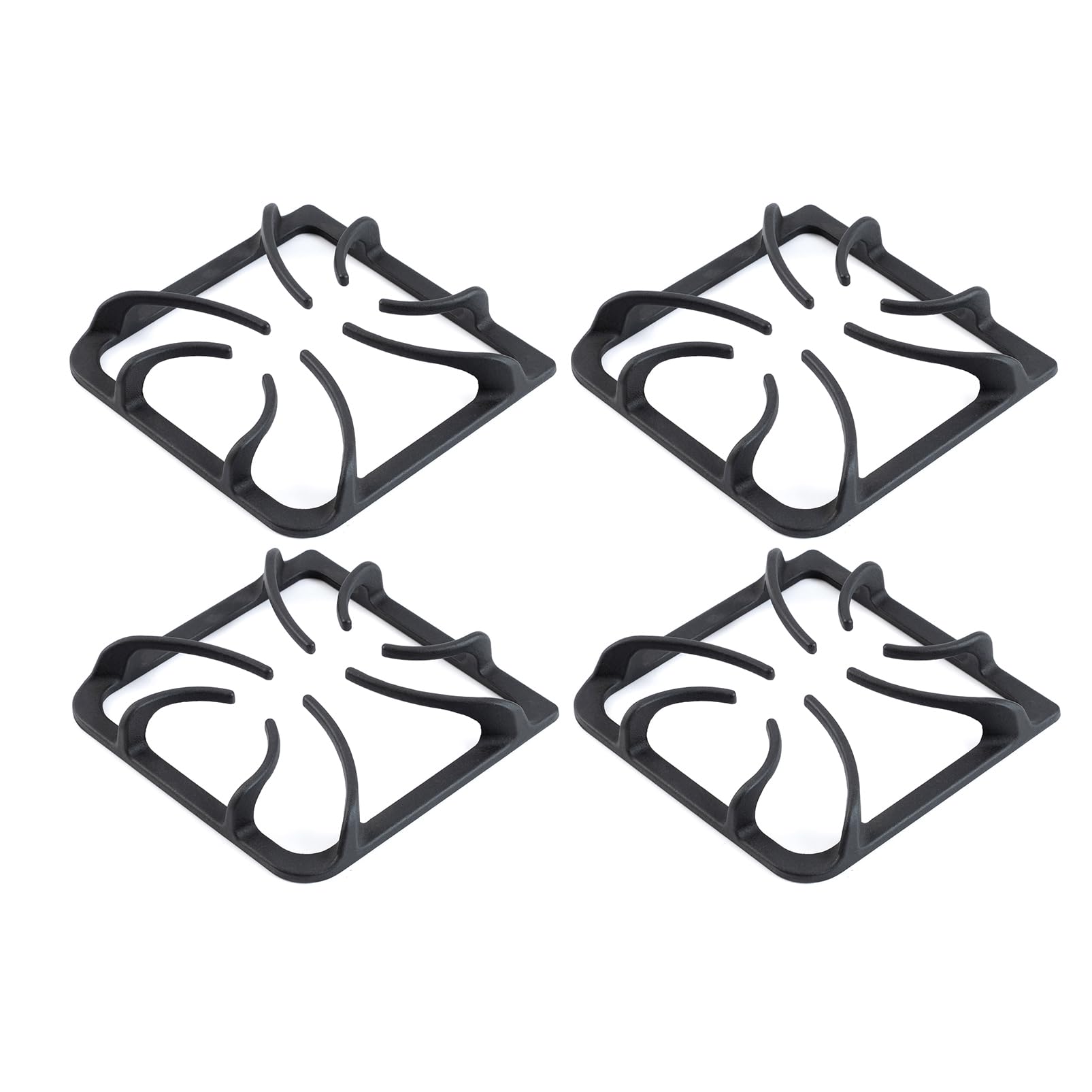 Photo 1 of 316202405 Burner Grates Stove Replacement Parts for Frigidaire Stove Grates Gas Stove Burner Grates Range Grates Stove Top Grates Kenmore Cast Iron Oven Grates FFGF3047LSF FFGF3047LSG Grates 4 Pcs